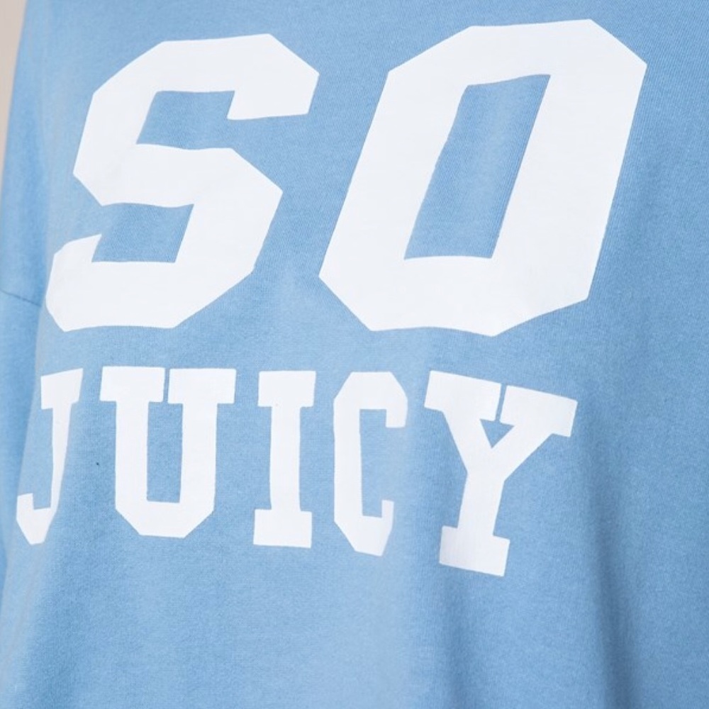 SO Juicy Baby Blue Pullover - Picture 4 of 4